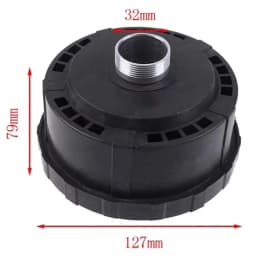 High Quality 25/32mm Thread Air Compressor Muffler Intake Filter Air Pump Element For Admitting Port Of Air Compressors