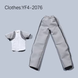 ShugaFairy 1/4 Thugoy A Fullset BJD Bubo Casual Minimalist Everyday Youth Grey-and-White Sportswear MC Resin Ball Jointed Doll