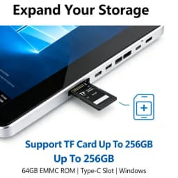 10.8'' Windows 10 Tablet PC CWI540 N4020 CPU 4GB RAM 64GB ROM 1.10GHz Quad Core 1920x1200 IPS Screen