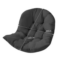 Hanging egg shaped swing chair seat cushion thickening Hanging egg chair replacement seat cushion cushion