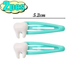 Creative Simulation Teeth BB Clip Cute Bangs Fixed Decorative Hairclip Y2K Girl Sweet Hair Clip Kawaii Hairpins Hair Accessories