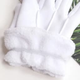 Men White Formal Gloves Guard Santa Man's Butler Inspection Non-Slip Short Full Finger Winter Warm Driving Gloves