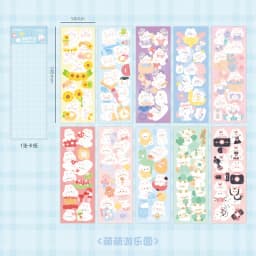 10 - 100PCS Cute Sparkle Polco Deco Sticker Pack - Korean Kawaii Glitter Sticker Seal for Toploaders, Polaroids & Photocard
