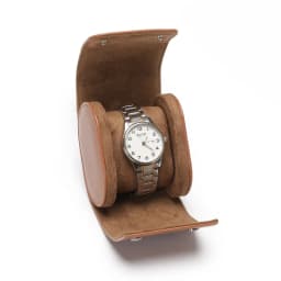Embers Leather Watch Roll 1 2 3 Slots Luxury Genuine Watch Storage Box Travel Bag Watch Case Gift Box Watch Pouch