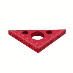 Aluminum Right Angle Ruler Woodworking Ruler Triangle Ruler Scales Machinist Carpenter's Square Height Measuring Tools Gauge