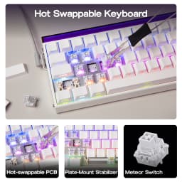 AULA Hero68 HE 65% ANSI QWERTY Layout Wired Magnetic Gaming Keyboard Hot-Swap with 8kHZ Rapid Hall Effect Switch RGB Backlight