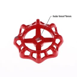 1Pc Cast Iron Inner Hole 5/6/7/8/9mm Cast Iron Valve Handle Gate Valve Ball Valve Hand Wheel Shutoff Value Water Pipe Fitting