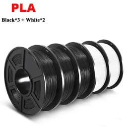 SUNLU 5KG 3D Filament High Speed PLA/PLA META/APLA/PLA MATTE 1.75mm 5Roll 1KG 3D Printer Filament for 3D Printer