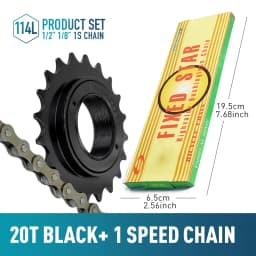 1pc 16T 18T 20T 22T 24T Single Speed Bike Freewheel Compatible With Threaded Freehub Replacement Bike Parts Bicycle Accessories
