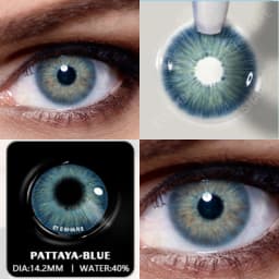 AMARA 1 Pair Colored Contact Lenses for eyes/men Natural Look Fast Delivery BLUE Eye Lenses Gray Contact Green Eye Lenses