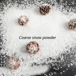 30G Simulation Snowflak Miniature Coarse/Fine Snow Powder Model Christmas/Building Sand Table Scene Layout Materials Diorama Kit