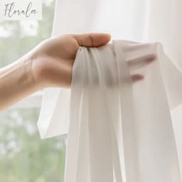 S Fold Wave White Tulle Customized Quality Window Sheer Curtains for Living Room Bedroom Decor Voile Yarn Luxury Chiffon창문커텐