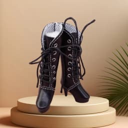 Tilda 2.5cm Mini Doll Boots for Blythe Dolls Toy,Cute High Heel Shoes for Azone Obitsu Licca Accessory for OB22 Toy Dolls Gift