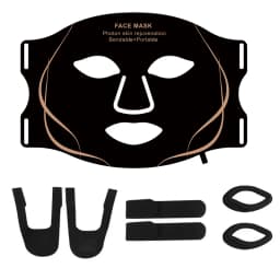 Red Light Therapy 7 Colors Photon Face LED Mask Silicone LED Mask for Anti-Aging Wrinkles Skin Rejuvenation Beauty Mask