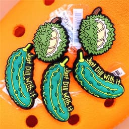 Original Various Fruit Designer Shoe Charms 5pcs/lot Clog Buckle Accessories Luxury Upper Jewelry Decorations Gift Preferred