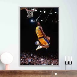 Basketball Legends Canvas Art Kobe LeBron More Framless Wall Decor for Living Room Sports Themed Home Decoration Ideal Gift
