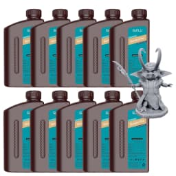 SUNLU 10KG ABS-Like/ Standard / Water-Wash/PA-Like/ 14K High Precision Resin 405nm Rapid UV-Curing Photopolymer Resin 1KG/Bottle
