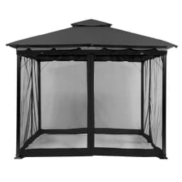 Mosquito Net for Gazebo Outdoor Canopy Insect Net Mosquito Netting with Zippers Mosquito Curtain for Garden Patio Mosquito Mesh
