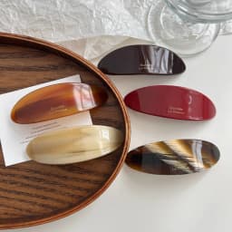 French-Style Elegant Women's Acetate Oval Low Ponytail Hair Clip, Spring Clip, Versatile Hair Accessory, New Arrival