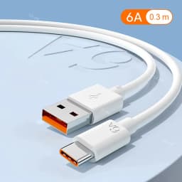 Olaf 120W USB Charger Fast Charging Power Adapter QC 5.0 Fast Charge For iPhone 13 Pro 11 12 Xiaomi Samsung 6A USB Type C Cable