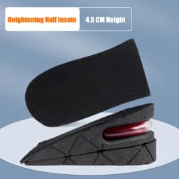 Height Increase Insoles for Men Women Elevator Shoes Insole Foot Pads Adjustable Heel Lift Inserts Heightening Insoles 3-7.5cm