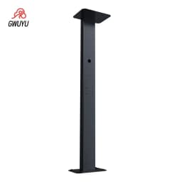 GWUYU EV Charging Holder Pedestal Stand Easy to Install Universal EV Charging Mounting Pole Aluminum Alloy EVSE Pillar Stand