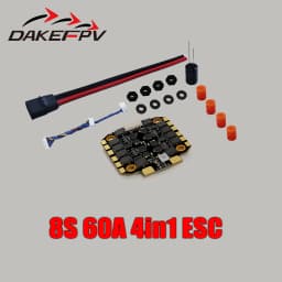 DAKEFPV H743 Flight Controller and ESC Combo for FPV Drone, Betaflight H7FC & 4in1 70A ESC, Support 3-12S, for Analog HD System