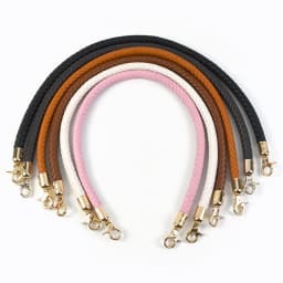 1/2Pcs 30/40/60mm PU Leather Woven Handbag Handle Metal Buckle for Women Shoulder Bag Purse Bags Strap Replace Accessories