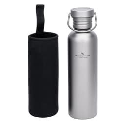 Boundless Voyage Wide Mouth Titanium Water Bottle Reusable Sport Drinking Bottle for Camping Hiking Picnic Climbing Running