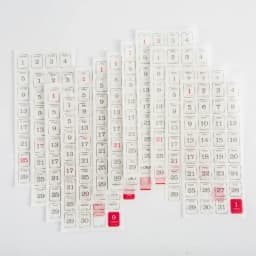12 Sheets 365 day Date Stickers Planner Stick Labels Adhesive Diy Scrapbooking Stationery Agenda Diary Album journal supplies