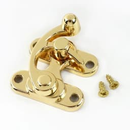 1-5Pcs 45X37mm Box Toggle Latch Hasp Metal Lock Decor Hasps Hook Clasp Curved Buckle For Jewelry Chest DIY Hardware Accessories