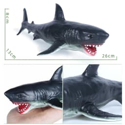 Big Size Soft Rubber Sea Life Simulation Action Figure Animal Model Toys for Children Kids Whale Figures Collection Educational