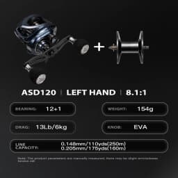 Cylius Ashmoon Total 13BB True Saltwater Proof Alloy Baitcasting Reel 6Kg Drag Power BFS Reel Long Cast Pike Bass Fishing Reels