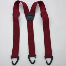 New Heavy Duty Work Suspenders for Men 3.8cm Wide with Plastic Gripper Clasps Adjustable Elastic Trouser Pants Braces-Black 1pcs