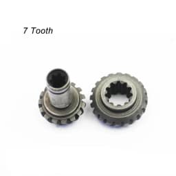 Trimmer Spare Part Trimmer Gear 9 Teeth/7 Teeth/Square Hole Garden Power Tool Simple Installation 0.39x1.24x0.33-inch Dropship
