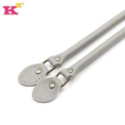 2PCS Bag Strap Genuine Leather DIY Handmade Handles for Crossbody Replacement Shoulder Handbag Wallet Handle 40cm