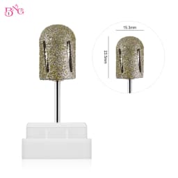 BNG Diamond Pedicure Cone Bit for Cracked Skin Corns Callus Removal Feet Filing Tool 3/32" Rotary Burrs Nail Pedicure Drill Bits