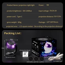 24-IN-1 LED Night Light Galaxy Projector Starry Sky Ocean Festival Projector Night Lamp For Room Decorative Children Kids Gift