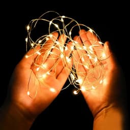 3AA Battery Operated 2M 20 LEDs Luces Lights Copper Wire Timer Christmas Party Decoration Garland Fairy Light Strings for Home