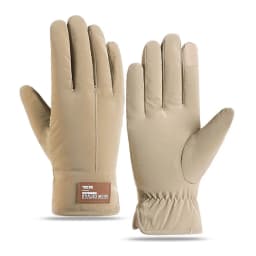 Men Warm Gloves Winter Windproof Finger Gloves Non-slip Sports Cycling Gloves Outdoor Touch Screen Full Finger Gloves