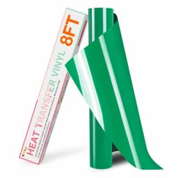 HTVRONT 12inX8ft/30x240cm Elastic Heat Transfer Vinyl Roll for T-shirt Garment Clothing Printing Craft Iron on DIY HTV Film