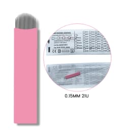 Nano Microblading Needles 0.15MM Tattoo Eyebrow Blades Microblade Embroidery Agulha Nanoneedles For 3D Hair Strokes 50PCS