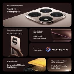 Global Version Xiaomi 15T 5G Smartphone 12GB RAM Leica Camera 6.83" AMOLED Display 120Hz MTK Dimensity 8400-Ultra CPU 5500mAh