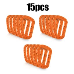5/10/15/20pcs Tactical D-Shape Plastic Carabiner With Hard Spring Snap Clip ITW Keychain Gear Hook For Outdoor Camping Tools