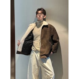Winter Maillard Fleece Lined PU Leather Puffer Jacket Men's Thick Warm Couple Coat