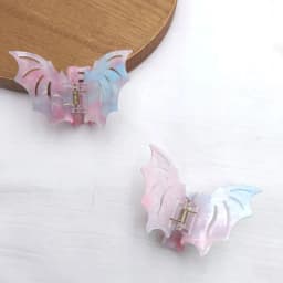 Bat-shaped Acetic Acid Material Halloween Funny Updo Festival Dress Hair Grab Hair Accessories for Women