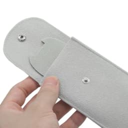 Anti-wear Watch Bag Anti-scratch Shock-proof Press Button Short Velvet Snap Design Portable Jewelry Packing Pouch Daily Use