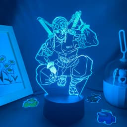Anime Demon Slayer Figure 3D LED Neon Nightlights Birthday Gift for Friends Otaku Bedroom Decor Manga Lava Lamp Kimetsu No Yaiba
