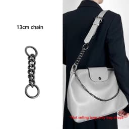 Canvas Shoulder Strap For Longchamp Hobo Replacement Black Grey Wide Crossbody Strap For Woman Handbag Removable Bag Accessories