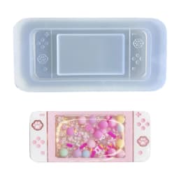 Resin Shaker Molds Silicone Resin Casting Molds Epoxy Quicksand Molds for DIY Pendant Charms Jewelry Making Accessories
